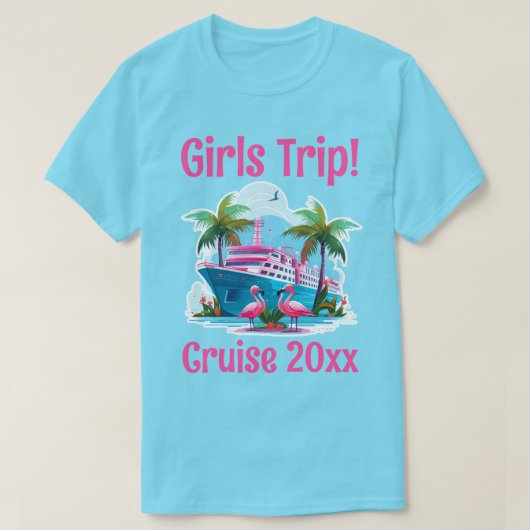 Meisjes Trip Cruise T-shirts / Cruise Shirten (Design voorkant)