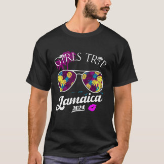 Meisjes Trip Jamaica 2024 Strand Vrouwen Vakantie  T-shirt