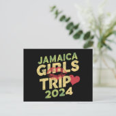 Meisjes Trip Jamaica 2024 Weekend Zomer Vakantie Briefkaart (Staand voorkant)