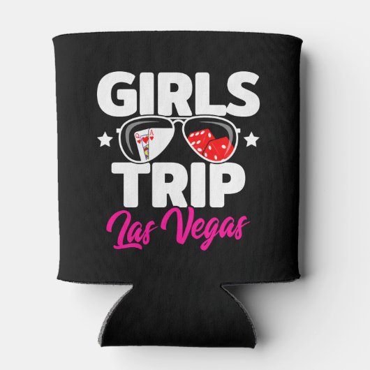 Meisjes Trip Las Vegas Vakantie Meisjes Trip Las V Blikjeskoeler (Achterkant)