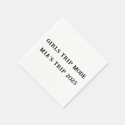 Meisjes Trip Mode Custom Party Servetten – Zomer 2 (Hoek)