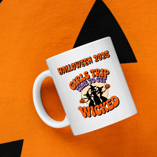 Meisjes Trip Retro Wicked Witch Halloween Party Koffiemok