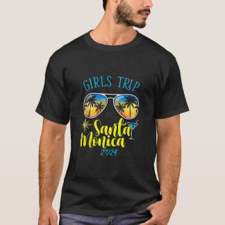 Meisjes Trip Santa Monica 2024 Vrouwen Weekend Geb T-shirt