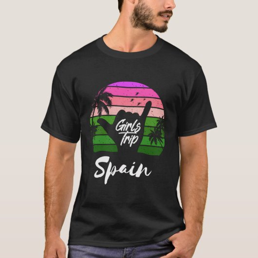 Meisjes Trip Spanje Vakantie T-shirt (Voorkant)