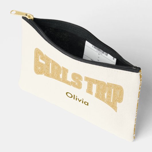 MEISJES TRIP Sunset Varsity Ditzige Bloem Make-up Etui (Open)