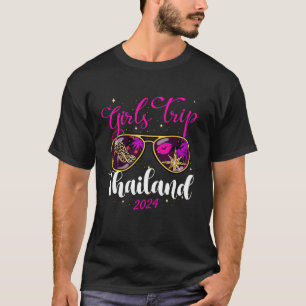 Meisjes Trip Thailand 2024 Strand Vrouwen Weekend T-shirt