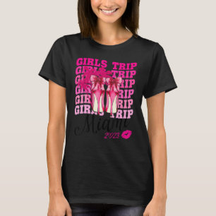 Meisjes trokken Miami 2023 voor het weekeinde van T-shirt