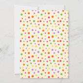 Meisjes Tropische Fruit Party Twotti Frutti Verjaa Kaart (Achterkant)