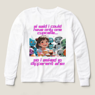 Meisjes Tshirt-Grappige Meisjes Lange Mouw T-Shirt