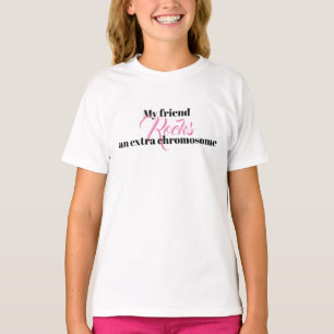 Meisjes Tshirt "Mijn vriend maakt een extra chromo