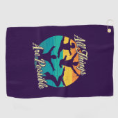 Meisjes Turnen - Alles is Mogelijk Golfhanddoek (Horizontaal)