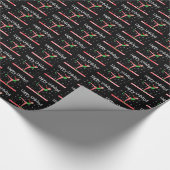 Meisjes Turnen Kerst Elf Cadeaupapier (Hoek)