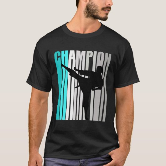 Meisjes Turquoise Jiu Jitsu Kampioen Jiu Jitsu Tea T-shirt (Voorkant)
