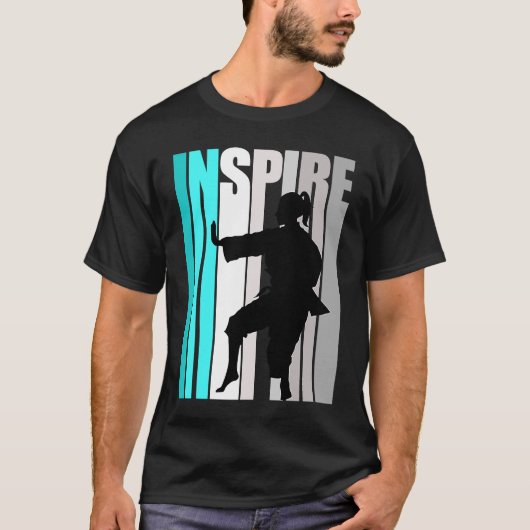 Meisjes Turquoise Karate Limitless Birthday Enmoeg T-shirt (Voorkant)