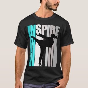 Meisjes Turquoise Karate Limitless Birthday Enmoeg T-shirt