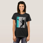 Meisjes Turquoise Lacrosse Kampioen Lacrosse Team T-shirt (Voorkant volledig)