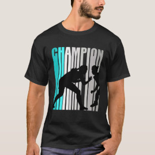 Meisjes Turquoise Wrestling Champion Wrestling Tea T-shirt