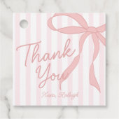 Meisjes Tutu Coquette Ballerina Bedankjes Labels (Voorkant)