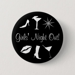 Meisjes uit de nacht! ronde button 5,7 cm