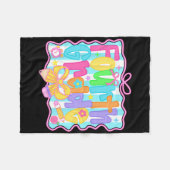 Meisjes uit de vierde klas terug naar school Strik Fleece Deken (Voorkant (Horizontaal))