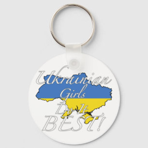 Meisjes uit Oekraïne doen het best! Sleutelhanger