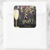 Meisjes uitgaansavond Verjaardagsfeestje Vierkante Sticker (Tas)