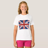 Meisjes union jack t-shirt (Voorkant volledig)