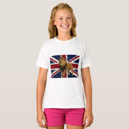 Meisjes union jack t-shirt