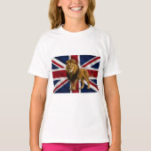 Meisjes union jack t-shirt (Voorkant)