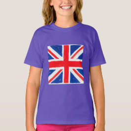 Meisjes union jack t-shirt