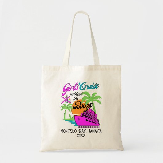 MEISJES VAART ZONDER ALCOHOL Beste vriendinnen vak Tote Bag (Voorkant)