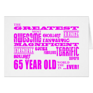 Meisjes van 60 jaar en ouder : Roze GROST 65