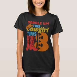 Meisjes van 8 jaar Oude verjaardag Deze cowgirl T-shirt