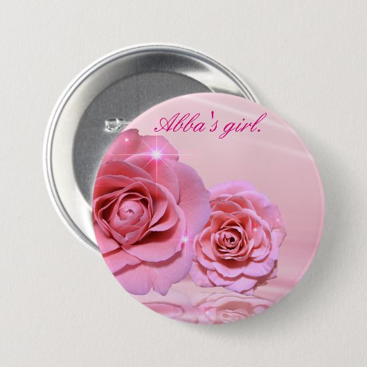 meisjes van Abba Ronde Button 7,6 Cm (Voorkant /achterkant)