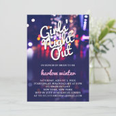 Meisjes van de avond van Bachelorette Kaart (Staand voorkant)