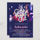 Meisjes van de avond van Bachelorette Kaart (Voorkant / Achterkant)