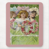 Meisjes van de Decoratiedag Muismat (Voorkant)