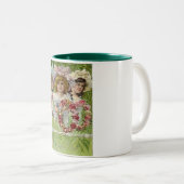 Meisjes van de  Decoratiedag Tweekleurige Koffiemok (Voorkant rechts)