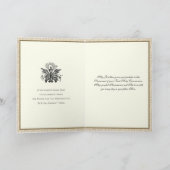 Meisjes van de eerste Heilige Communie Jezus gebed Kaart (Binnen)