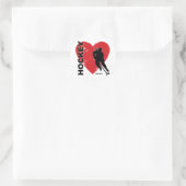 Meisjes van de vrouw Hockey Ronde Sticker (Tas)