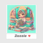 Meisjes van de Wereld Lezen - Algerije Sticker (Vel)