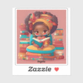 Meisjes van de Wereld Lezen - Angola Sticker (Vel)