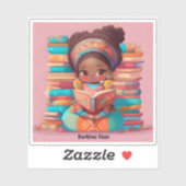 Meisjes van de Wereld Lezen - Burkina Faso Sticker (Vel)