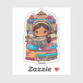 Meisjes van de Wereld Lezen - Columbia Sticker (Vel)