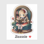 Meisjes van de Wereld Lezen - Duitsland Sticker (Vel)