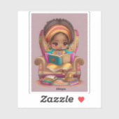 Meisjes van de Wereld Lezen - Ethiopië Sticker (Vel)