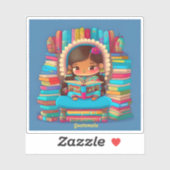 Meisjes van de Wereld Lezen - Guatemala Sticker (Vel)