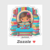 Meisjes van de Wereld Lezen - Guatemala Sticker (Vel)