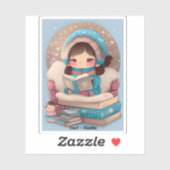 Meisjes van de Wereld Lezen - Inuit van Alaska Sticker (Vel)