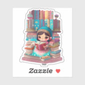 Meisjes van de Wereld Lezen - Iran Sticker (Vel)